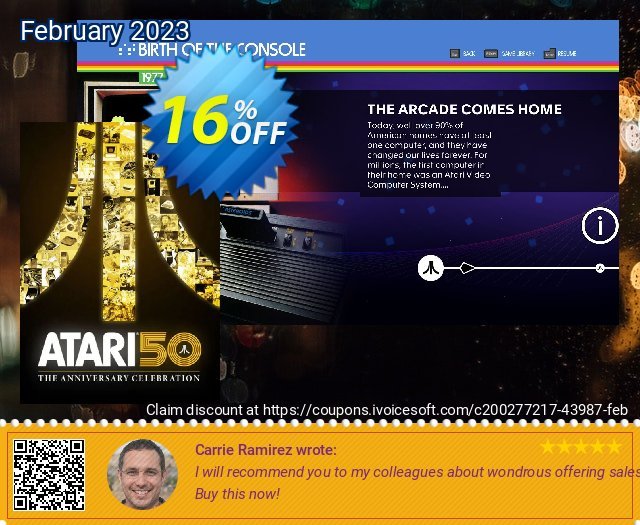 Atari 50: The Anniversary Celebration PC discount 16% OFF, 2024 World Press Freedom Day offering sales. Atari 50: The Anniversary Celebration PC Deal CDkeys