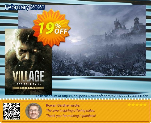 Resident Evil Village Gold Edition PC discount 19% OFF, 2024 World Heritage Day promo sales. Resident Evil Village Gold Edition PC Deal CDkeys