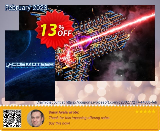 Cosmoteer: Starship Architect & Commander PC discount 13% OFF, 2024 April Fools' Day offering sales. Cosmoteer: Starship Architect & Commander PC Deal CDkeys