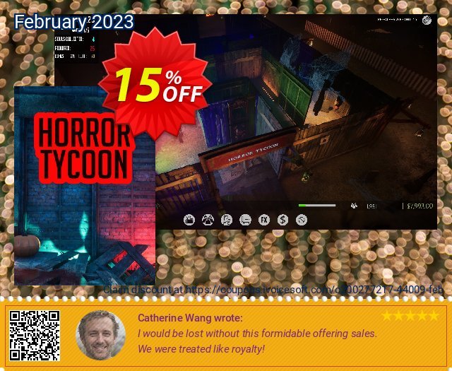 Horror Tycoon PC 令人吃惊的 产品销售 软件截图