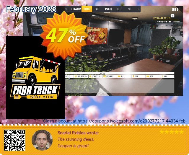 Food Truck Simulator PC discount 47% OFF, 2024 African Liberation Day offering discount. Food Truck Simulator PC Deal CDkeys