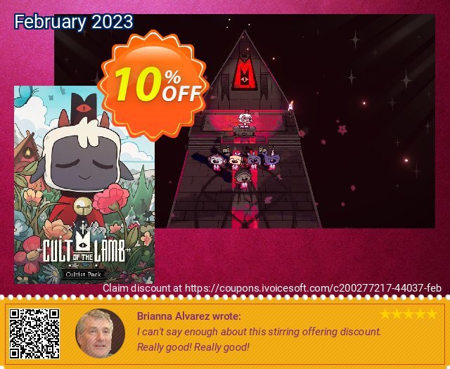 Cult of the Lamb: Cultist Pack PC - DLC discount 10% OFF, 2024 Easter Day offering deals. Cult of the Lamb: Cultist Pack PC - DLC Deal CDkeys