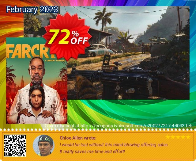Far Cry 6 PC (US) umwerfende Außendienst-Promotions Bildschirmfoto
