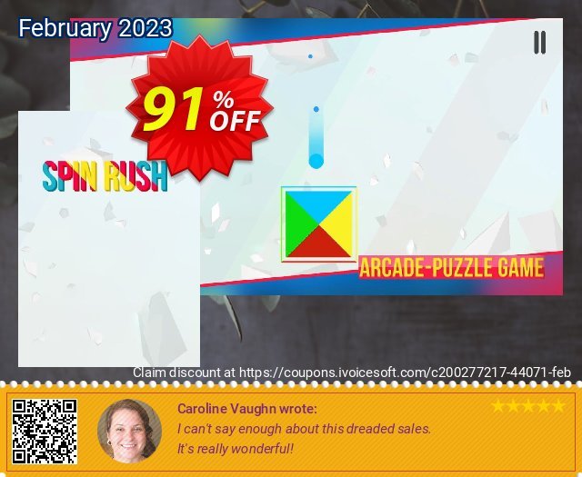 Spin Rush PC beeindruckend Nachlass Bildschirmfoto