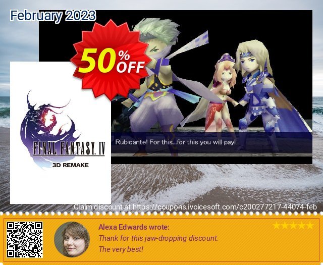 Final Fantasy IV (3D Remake) PC discount 50% OFF, 2024 African Liberation Day offering deals. Final Fantasy IV (3D Remake) PC Deal CDkeys