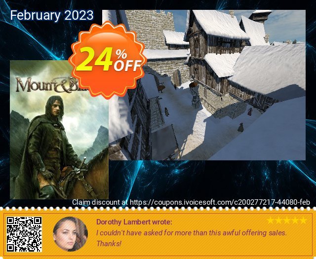 Mount & Blade PC spitze Preisnachlass Bildschirmfoto