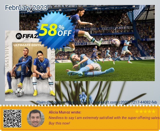 FIFA 23 Ultimate Edition Xbox One & Xbox Series X|S (US) discount 58% OFF, 2024 World Press Freedom Day offering sales. FIFA 23 Ultimate Edition Xbox One & Xbox Series X|S (US) Deal CDkeys