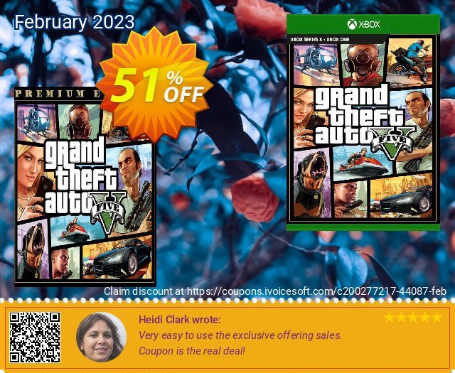 Grand Theft Auto V: Premium Edition Xbox (US) 令人敬畏的 产品销售 软件截图