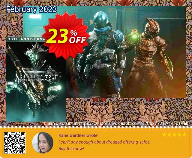 Destiny 2: Bungie 30th Anniversary Pack Xbox (US) discount 23% OFF, 2024 Mother Day offering sales. Destiny 2: Bungie 30th Anniversary Pack Xbox (US) Deal CDkeys