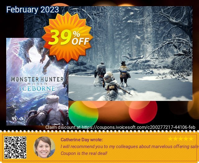 Monster Hunter World Iceborne Xbox (US) discount 39% OFF, 2024 April Fools' Day promotions. Monster Hunter World Iceborne Xbox (US) Deal CDkeys