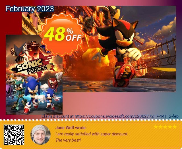 Sonic Forces Xbox One (US) eksklusif kupon Screenshot