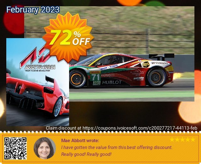 Assetto Corsa Xbox (US) discount 72% OFF, 2024 World Ovarian Cancer Day promo sales. Assetto Corsa Xbox (US) Deal CDkeys