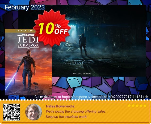 STAR WARS Jedi: Survivor Deluxe Edition Xbox Series X|S (US) discount 10% OFF, 2024 Mother Day promotions. STAR WARS Jedi: Survivor Deluxe Edition Xbox Series X|S (US) Deal CDkeys