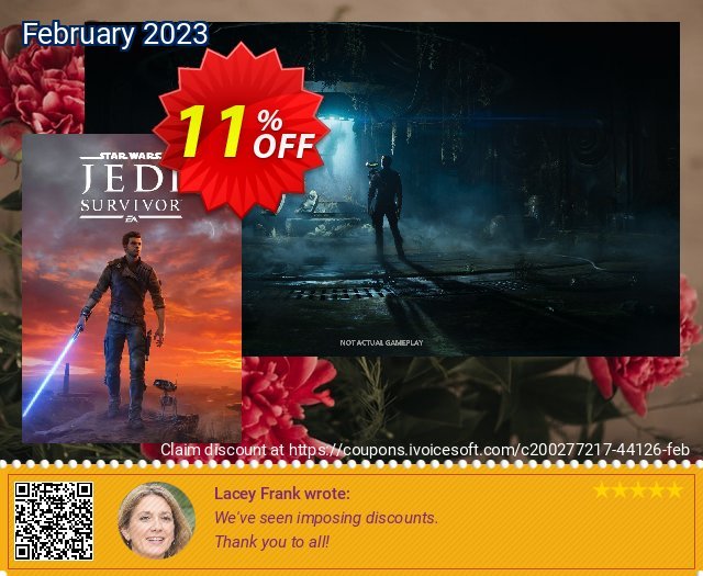 STAR WARS Jedi: Survivor Xbox Series X|S (US) verblüffend Verkaufsförderung Bildschirmfoto