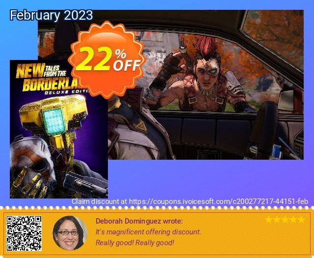 New Tales from the Borderlands: Deluxe Edition Xbox One & Xbox Series X|S (WW) discount 22% OFF, 2024 April Fools' Day offering deals. New Tales from the Borderlands: Deluxe Edition Xbox One & Xbox Series X|S (WW) Deal CDkeys