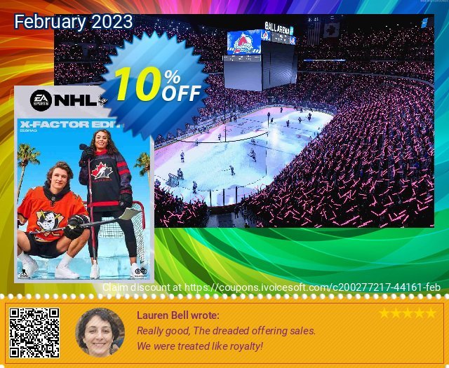 NHL 23 X-Factor Edition Xbox One & Xbox Series X|S (US) discount 10% OFF, 2024 April Fools' Day offering sales. NHL 23 X-Factor Edition Xbox One & Xbox Series X|S (US) Deal CDkeys