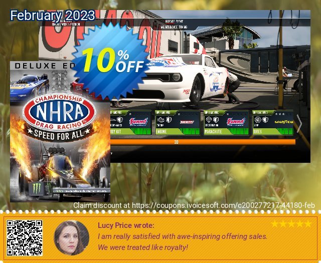 NHRA Championship Drag Racing: Speed For All - Deluxe Edition Xbox One & Xbox Series X|S (US) 惊人的 促销 软件截图
