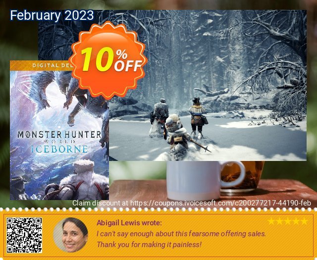 Monster Hunter World: Iceborne Digital Deluxe Edition Xbox (US) discount 10% OFF, 2024 World Heritage Day promo sales. Monster Hunter World: Iceborne Digital Deluxe Edition Xbox (US) Deal CDkeys