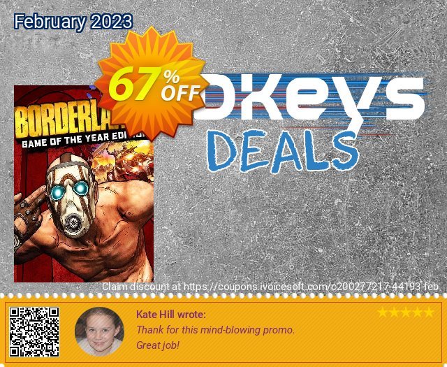 Borderlands: Game of the Year Edition Xbox (US) discount 67% OFF, 2024 World Ovarian Cancer Day offering sales. Borderlands: Game of the Year Edition Xbox (US) Deal CDkeys