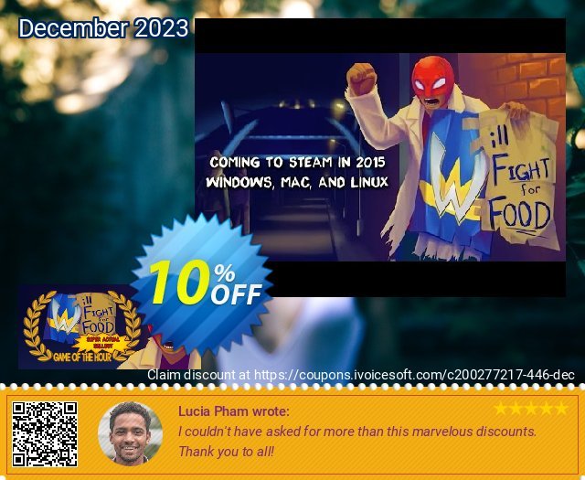 Will Fight for Food Super Actual Sellout Game of the Hour PC geniale Promotionsangebot Bildschirmfoto