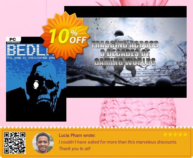 Bedlam PC discount 10% OFF, 2024 Spring discounts. Bedlam PC Deal