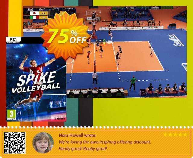 Spike Volleyball PC discount 75% OFF, 2024 Resurrection Sunday offering discount. Spike Volleyball PC Deal