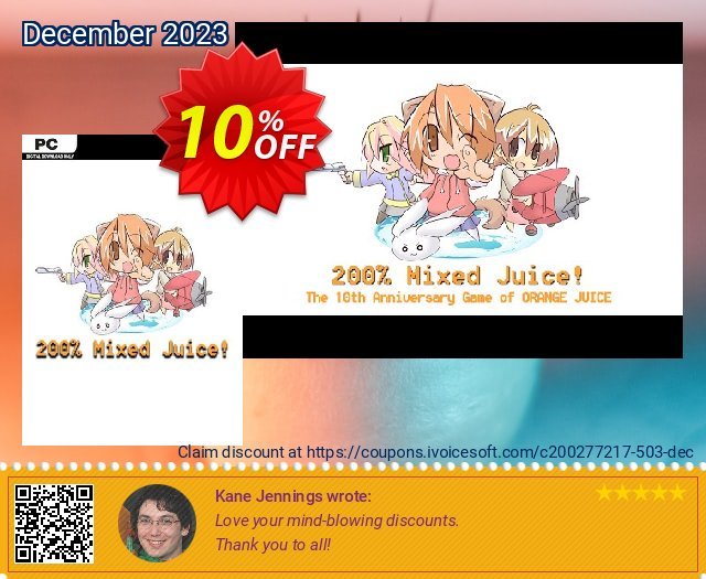 200% Mixed Juice! PC 激动的 促销销售 软件截图