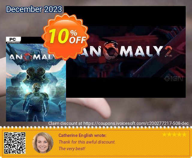 Anomaly 2 PC discount 10% OFF, 2024 Resurrection Sunday offering sales. Anomaly 2 PC Deal