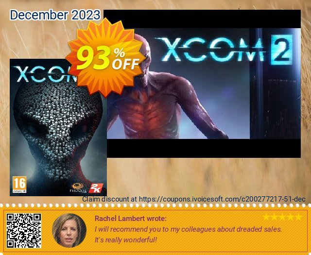 XCOM 2 PC (EU) discount 93% OFF, 2024 April Fools' Day offering sales. XCOM 2 PC (EU) Deal