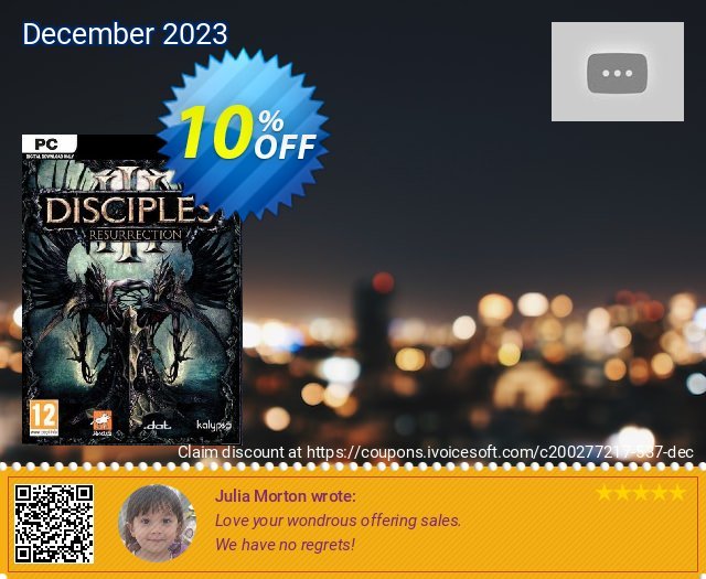 Disciples III Resurrection PC discount 10% OFF, 2022 Memorial Day offering deals. Disciples III Resurrection PC Deal