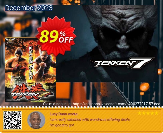 Tekken 7 PC 令人敬畏的 产品销售 软件截图