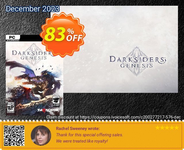 Darksiders Genesis PC discount 83% OFF, 2024 Easter offering sales. Darksiders Genesis PC Deal