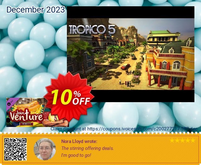 Tropico 5 Joint Venture PC discount 10% OFF, 2024 Easter Day discounts. Tropico 5 Joint Venture PC Deal