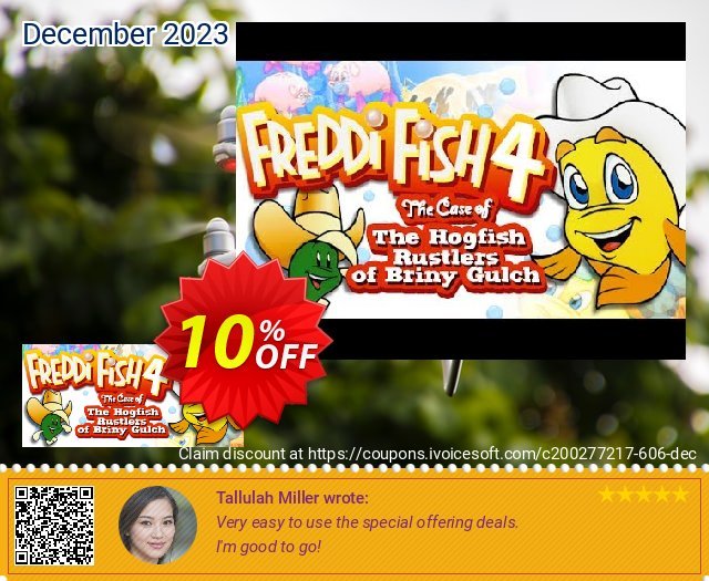 Freddi Fish 4 The Case of the Hogfish Rustlers of Briny Gulch PC 令人惊奇的 产品销售 软件截图