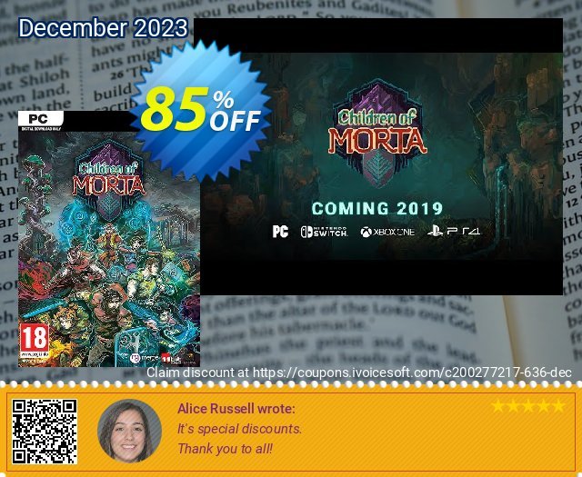 Children of Morta PC discount 85% OFF, 2024 April Fools' Day offering sales. Children of Morta PC Deal