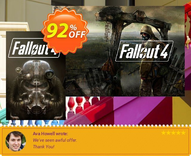 Fallout 4 PC 令人惊奇的 产品销售 软件截图