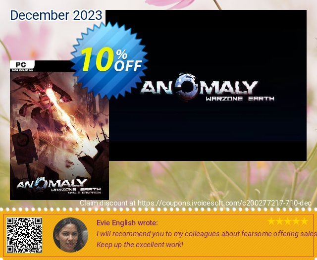 Anomaly Warzone Earth Mobile Campaign PC 壮丽的 产品销售 软件截图