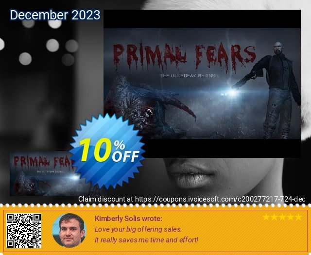 Primal Fears PC umwerfende Verkaufsförderung Bildschirmfoto