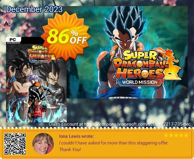 Super Dragon Ball Heroes World Mission PC discount 86% OFF, 2023  Lover's Day offering sales. Super Dragon Ball Heroes World Mission PC Deal