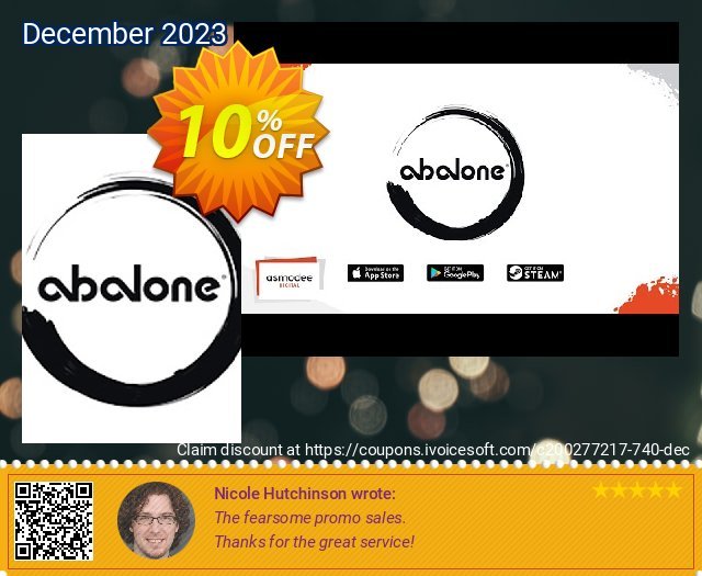 Abalone PC discount 10% OFF, 2024 World Heritage Day promotions. Abalone PC Deal