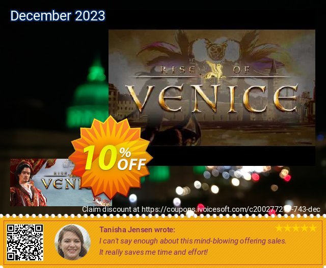 Rise of Venice PC discount 10% OFF, 2024 Resurrection Sunday offer. Rise of Venice PC Deal