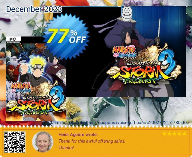 NARUTO SHIPPUDEN Ultimate Ninja STORM 3 - Full Burst HD PC discount 77% OFF, 2024 World Heritage Day deals. NARUTO SHIPPUDEN Ultimate Ninja STORM 3 - Full Burst HD PC Deal
