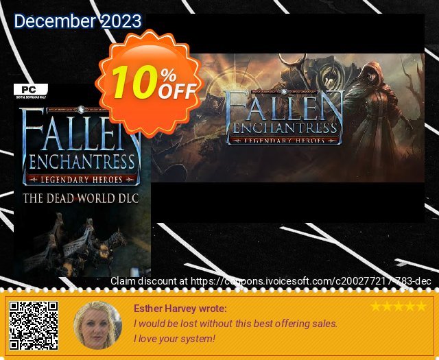 Fallen Enchantress Legendary Heroes The Dead World DLC PC  특별한   매상  스크린 샷