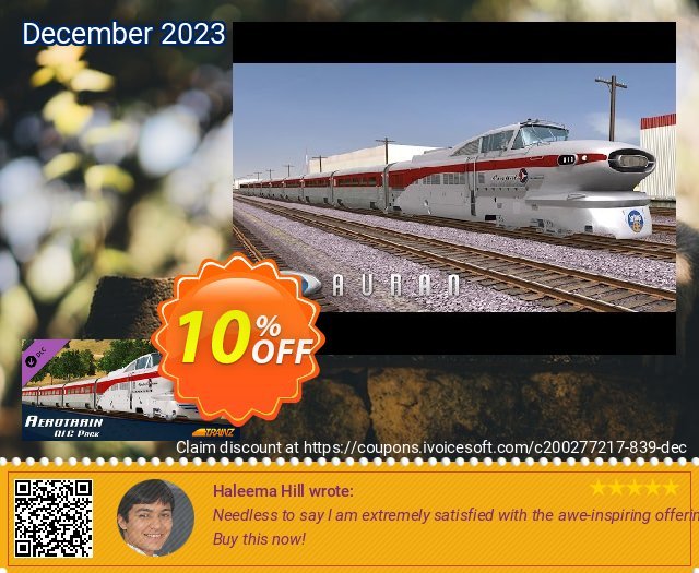 Trainz Simulator DLC Aerotrain PC überraschend Diskont Bildschirmfoto