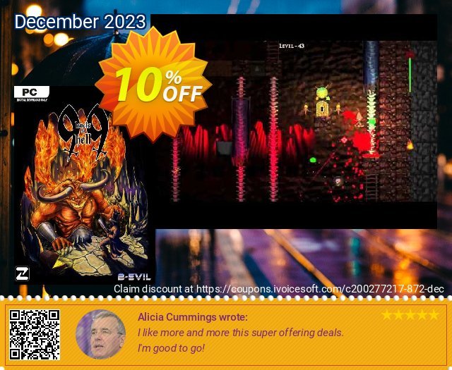 99 Levels To Hell PC discount 10% OFF, 2024 April Fools Day offering sales. 99 Levels To Hell PC Deal