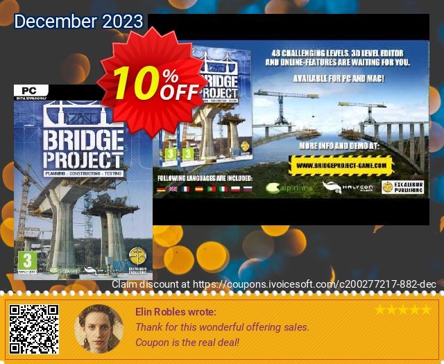 Bridge Project PC aufregende Förderung Bildschirmfoto