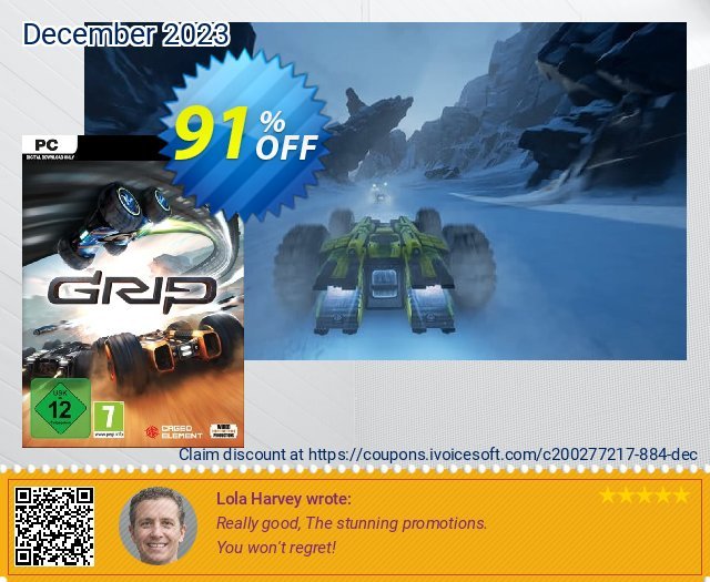 GRIP: Combat Racing PC spitze Sale Aktionen Bildschirmfoto
