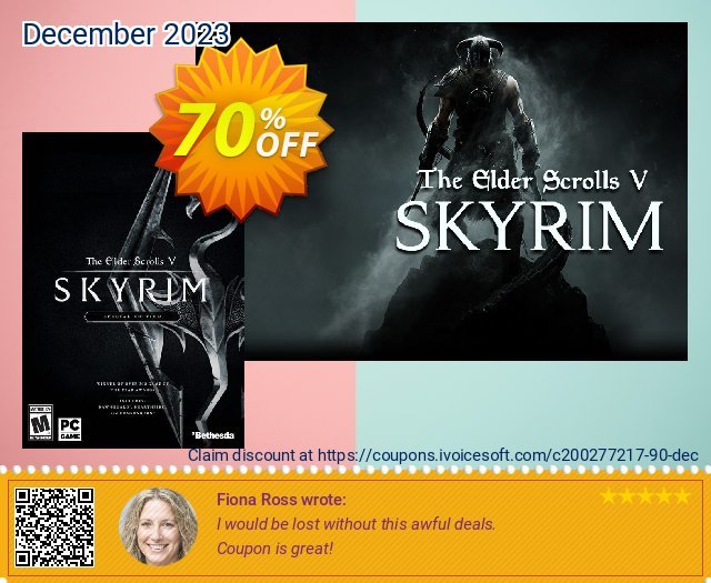 The Elder Scrolls V 5 Skyrim Special Edition PC discount 70% OFF, 2024 World Heritage Day offering sales. The Elder Scrolls V 5 Skyrim Special Edition PC Deal