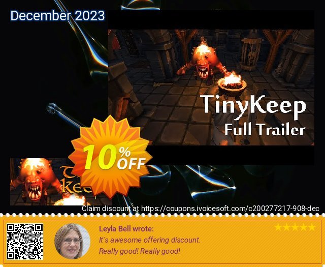 TinyKeep PC mengherankan penawaran promosi Screenshot