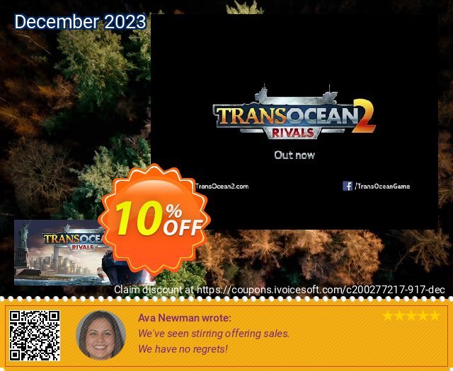 TransOcean 2 Rivals PC discount 10% OFF, 2024 April Fools Day offering discount. TransOcean 2 Rivals PC Deal